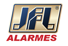 logotipo JFL Alarmes - Petabyte Soluções em Segurança Eletrônica